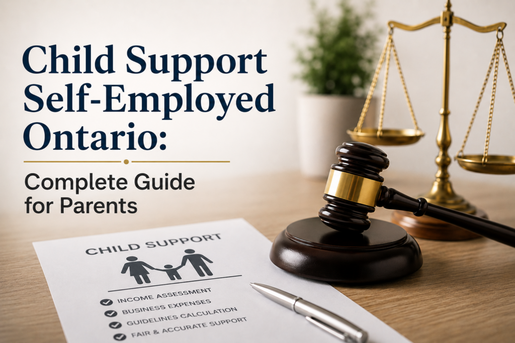 Child Support Self-Employed Ontario Complete Guide for Parents