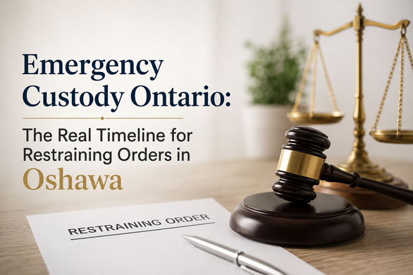 Emergency Custody Ontario: The Real Timeline for Restraining Orders in Oshawa